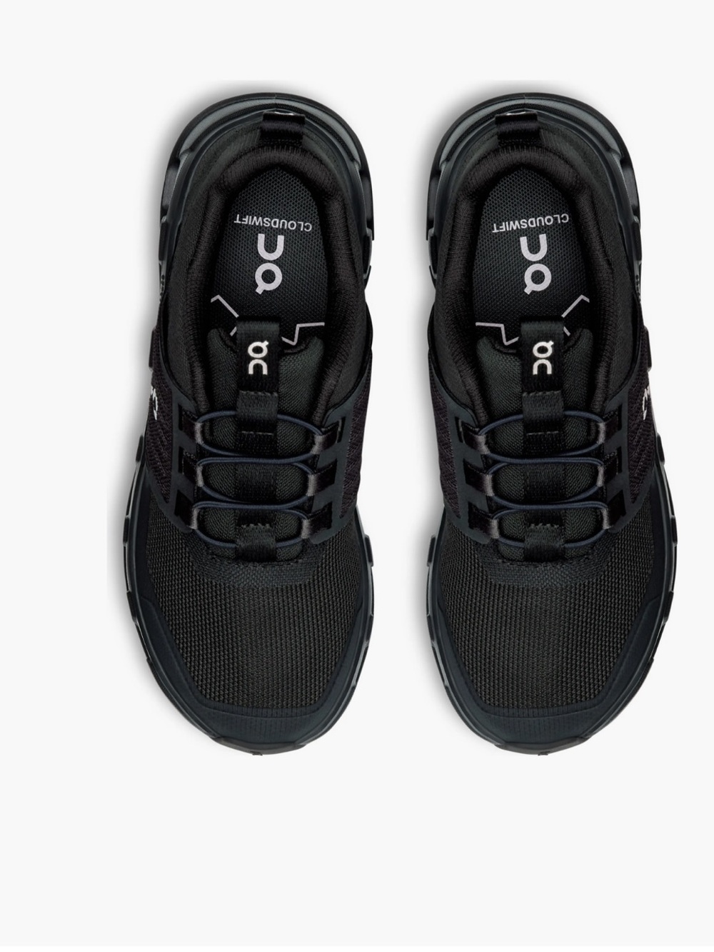 On Running Kids' Cloudswift Running Shoe all black
size 12 unisex, gently used - Picture 4 of 16